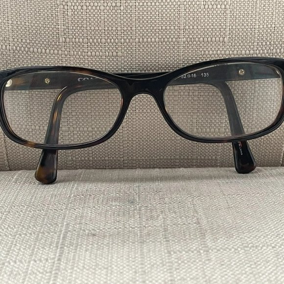 Coach Women Eyeglasses Frame Brown Tortoise ELISE 52[]16 135 Glasses - Picture 4 of 12